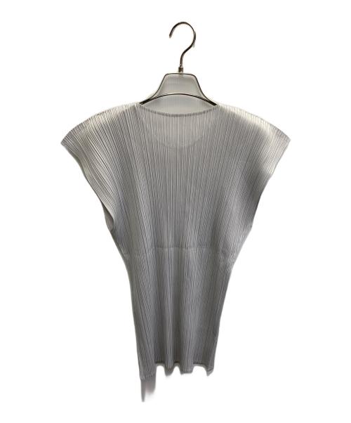 ISSEY MIYAKE（イッセイミヤケ）ISSEY MIYAKE (イッセイミヤケ) プリーツブラウス グレー サイズ:不明の古着・服飾アイテム