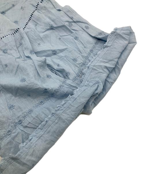 Hysteric Glamour（ヒステリックグラマー）Hysteric Glamour (ヒステリックグラマー) THE CRAMPS (ザ・クランプス) PUNKABILLYパンカビリーブラウス スカイブルー サイズ:Mの古着・服飾アイテム