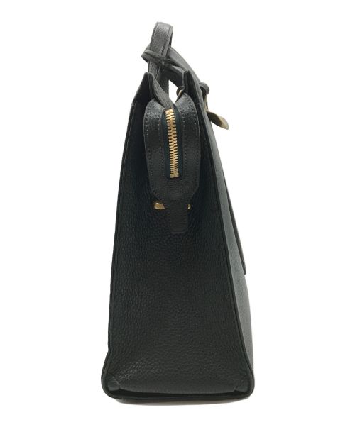 ETiAM（エティアム）ETIAM (エティアム) スクエアブリーフケース/ハンドバッグ ダークグリーンの古着・服飾アイテム