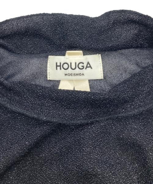 HOUGA MOEISHIDA（ホウガ）HOUGA MOEISHIDA (ホウガ) シアーブラウス ブラック サイズ:無の古着・服飾アイテム