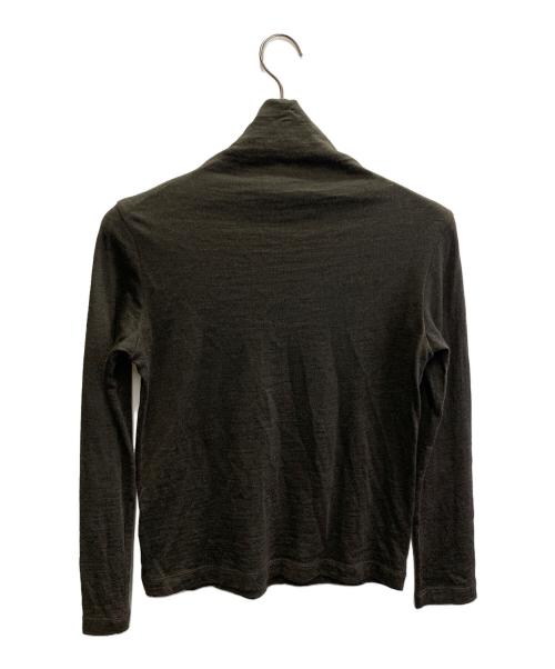 MARGARET HOWELL（マーガレットハウエル）MARGARET HOWELL (マーガレットハウエル) HOUSEHOLD GOODS MERINO WOOL JERSEY/タートルネックニット ブラウン サイズ:Freeの古着・服飾アイテム