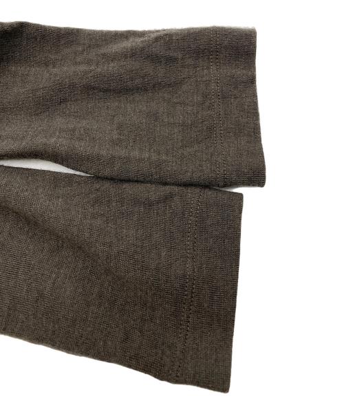 MARGARET HOWELL（マーガレットハウエル）MARGARET HOWELL (マーガレットハウエル) HOUSEHOLD GOODS MERINO WOOL JERSEY/タートルネックニット ブラウン サイズ:Freeの古着・服飾アイテム