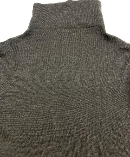 MARGARET HOWELL（マーガレットハウエル）MARGARET HOWELL (マーガレットハウエル) HOUSEHOLD GOODS MERINO WOOL JERSEY/タートルネックニット ブラウン サイズ:Freeの古着・服飾アイテム