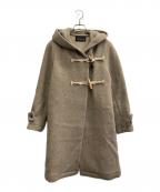 mizuiro-indミズイロインド）の古着「Aラインフード付きコート」｜グレージュ