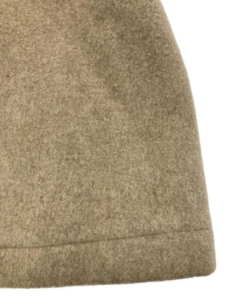 mizuiro-ind（ミズイロインド）mizuiro-ind (ミズイロインド) Aラインフード付きコート グレージュ サイズ:不明の古着・服飾アイテム