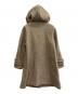 mizuiro-ind (ミズイロインド) Aラインフード付きコート グレージュ サイズ:不明：6000円