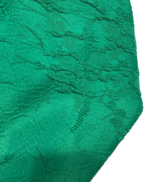 furfur（ファーファー）furfur (ファーファー) パフスリーブデザインミニワンピース グリーン サイズ:ONE SIZEの古着・服飾アイテム