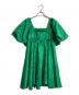 furfur (ファーファー) パフスリーブデザインミニワンピース グリーン サイズ:ONE SIZE：5000円