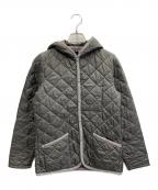LAVENHAMラベンハム）の古着「フード付きキルティングジャケット」｜グレー