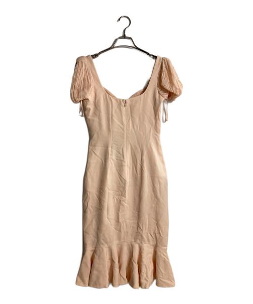 ALEXANDER McQUEEN（アレキサンダーマックイーン）ALEXANDER McQUEEN (アレキサンダーマックイーン) シルクワンピース ピンク サイズ:40の古着・服飾アイテム