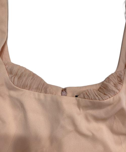 ALEXANDER McQUEEN（アレキサンダーマックイーン）ALEXANDER McQUEEN (アレキサンダーマックイーン) シルクワンピース ピンク サイズ:40の古着・服飾アイテム
