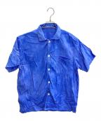 stussy×TEKLAステューシー×テクラ）の古着「POPLIN パジャマ シャツ」｜ブルー