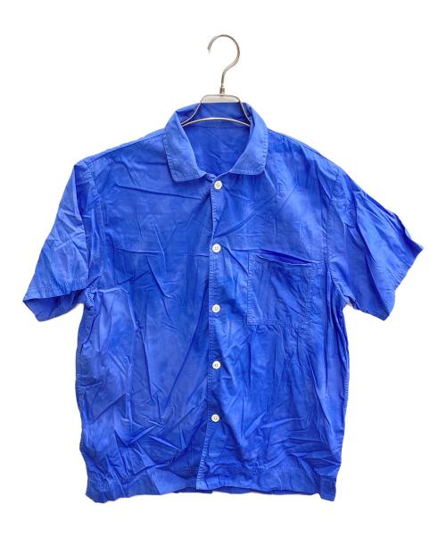 stussy（ステューシー）stussy (ステューシー) TEKLA (テクラ) POPLIN パジャマ シャツ ブルー サイズ:Lの古着・服飾アイテム