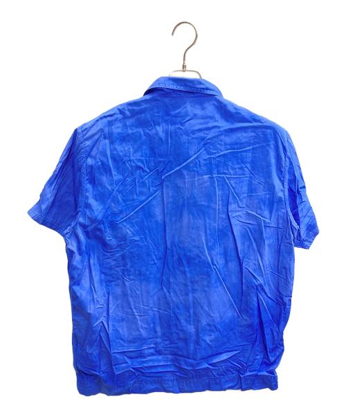 stussy（ステューシー）stussy (ステューシー) TEKLA (テクラ) POPLIN パジャマ シャツ ブルー サイズ:Lの古着・服飾アイテム