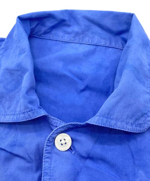 stussy（ステューシー）stussy (ステューシー) TEKLA (テクラ) POPLIN パジャマ シャツ ブルー サイズ:Lの古着・服飾アイテム