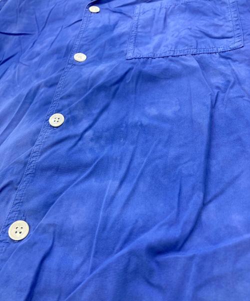 stussy（ステューシー）stussy (ステューシー) TEKLA (テクラ) POPLIN パジャマ シャツ ブルー サイズ:Lの古着・服飾アイテム