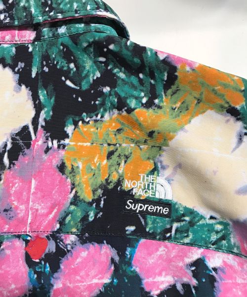 THE NORTH FACE（ザ ノース フェイス）THE NORTH FACE (ザ ノース フェイス) Supreme (シュプリーム) Trekking S/S Shirtフラワーシャツ マルチカラー サイズ:Mの古着・服飾アイテム