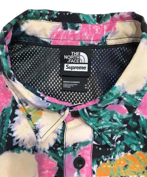THE NORTH FACE（ザ ノース フェイス）THE NORTH FACE (ザ ノース フェイス) Supreme (シュプリーム) Trekking S/S Shirtフラワーシャツ マルチカラー サイズ:Mの古着・服飾アイテム