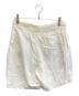 KAPTAIN SUNSHINE (キャプテンサンシャイン) サイドベルトリネン混ハーフパンツ アイボリー サイズ:W32：6000円