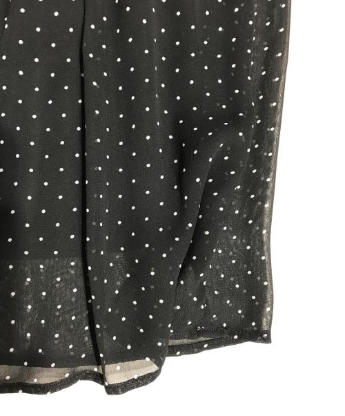 HER LIP TO（ハーリップトゥ）Her lip to (ハーリップトゥ) Majolica Pleated Chiffon Long Dress ブラック サイズ:S 未使用品の古着・服飾アイテム