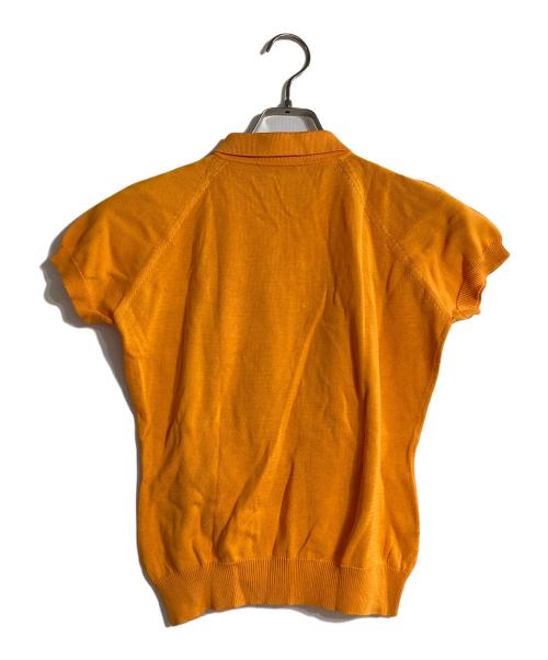 GUCCI（グッチ）GUCCI (グッチ) ニットポロシャツ オレンジ サイズ:Mの古着・服飾アイテム
