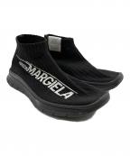 Maison Margielaメゾンマルジェラ）の古着「ロゴソックスシューズ」｜ブラック