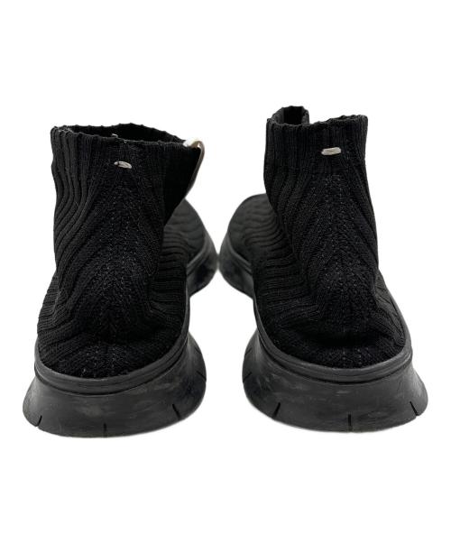 Maison Margiela（メゾンマルジェラ）Maison Margiela (メゾンマルジェラ) ロゴソックスシューズ ブラック サイズ:41の古着・服飾アイテム