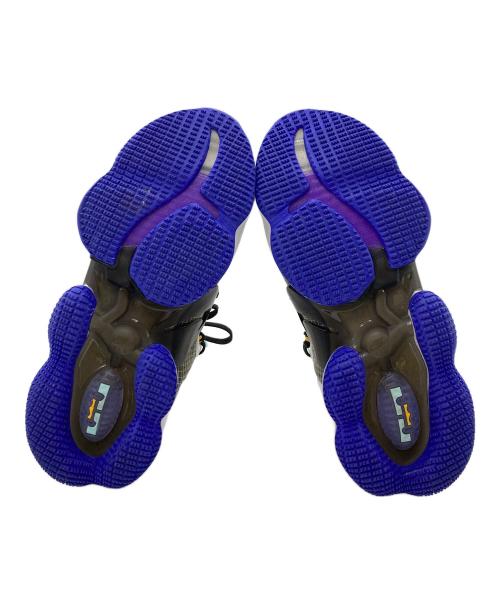 NIKE（ナイキ）NIKE (ナイキ) LEBRON 19/ハイカットスニーカー ホワイト×ブラック×イエロー サイズ:26㎝の古着・服飾アイテム