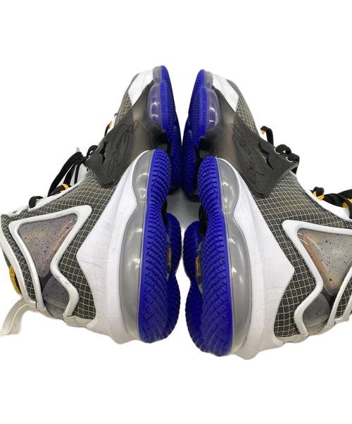 NIKE（ナイキ）NIKE (ナイキ) LEBRON 19/ハイカットスニーカー ホワイト×ブラック×イエロー サイズ:26㎝の古着・服飾アイテム