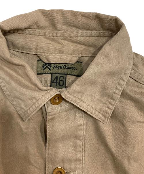 NIGEL CABOURN（ナイジェルケーボン）NIGEL CABOURN (ナイジェルケーボン) プルオーバーシャツ ベージュ サイズ:46の古着・服飾アイテム