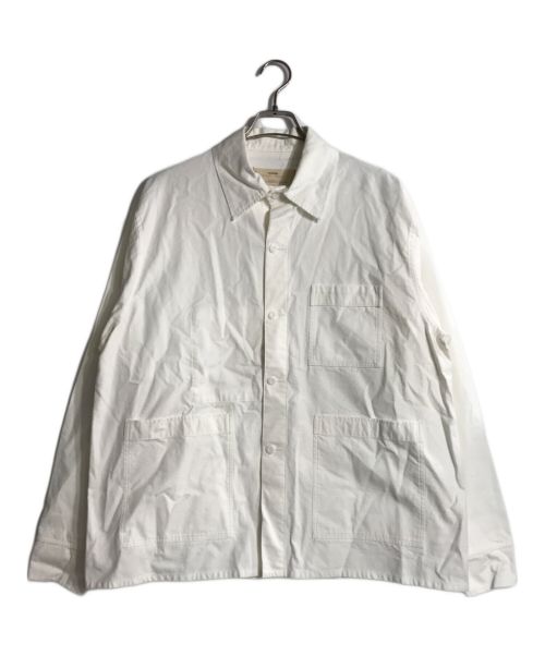 MAISON  KINEMA（メゾンキネマ）MAISON  KINEMA (メゾンキネマ) Cotton pajama shirt jacket ホワイト サイズ:Mの古着・服飾アイテム