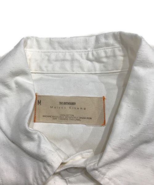 MAISON  KINEMA（メゾンキネマ）MAISON  KINEMA (メゾンキネマ) Cotton pajama shirt jacket ホワイト サイズ:Mの古着・服飾アイテム