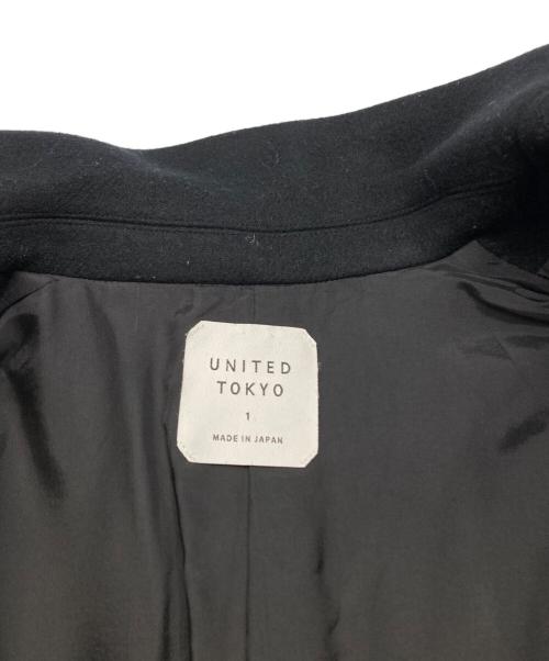 UNITED TOKYO（ユナイテッドトーキョー）UNITED TOKYO (ユナイテッドトーキョー) チェスターコート ブラック サイズ:1の古着・服飾アイテム