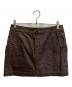 KENZO JEANS（ケンゾージーンズ）の古着「レザースカート」｜ブラウン