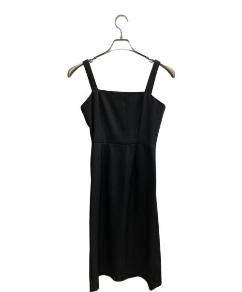 FRAY ID（フレイ アイディー）FRAY ID (フレイ アイディー) ドットチュールドレス ワンピース ブラック サイズ:Lの古着・服飾アイテム