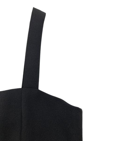 FRAY ID（フレイ アイディー）FRAY ID (フレイ アイディー) ドットチュールドレス ワンピース ブラック サイズ:Lの古着・服飾アイテム