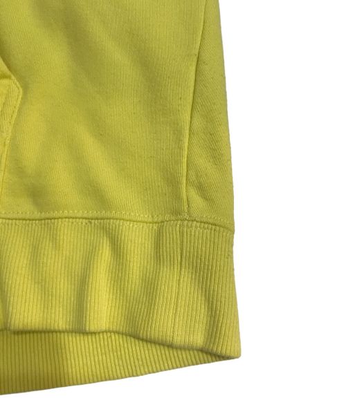stussy（ステューシー）stussy (ステューシー) ロゴ刺繍プルオーバーパーカー イエロー サイズ:Lの古着・服飾アイテム