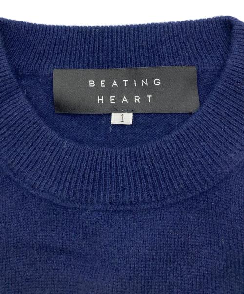 BEATING HEART（ビーティングハート）BEATING HEART (ビーティングハート) カシミヤニット ネイビー サイズ:1 未使用品の古着・服飾アイテム