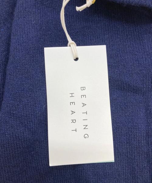 BEATING HEART（ビーティングハート）BEATING HEART (ビーティングハート) カシミヤニット ネイビー サイズ:1 未使用品の古着・服飾アイテム