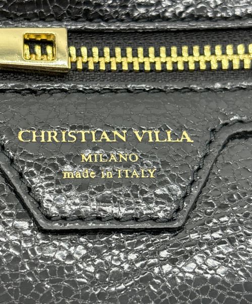 CHRISTIAN VILLA（クリスチャンヴィラ）CHRISTIAN VILLA (クリスチャンヴィラ) レザースモールショルダーバッグの古着・服飾アイテム