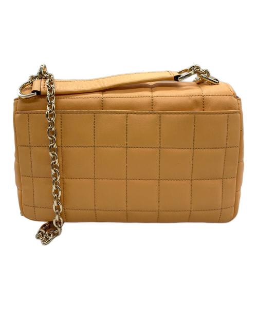 MICHAEL KORS（マイケル・コース）MICHAEL KORS (マイケルコース) SOHO チェーンショルダーバッグ ベージュの古着・服飾アイテム