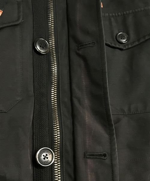 BARACUTA（バラクータ）BARACUTA (バラクータ) モールスキンフーデットコート ブラック サイズ:40の古着・服飾アイテム