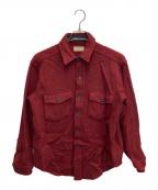 L.L.Beanエルエルビーン）の古着「80's ウールシャツ」｜レッド