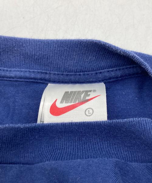 NIKE（ナイキ）NIKE (ナイキ) プリントTシャツ ネイビー サイズ:Lの古着・服飾アイテム