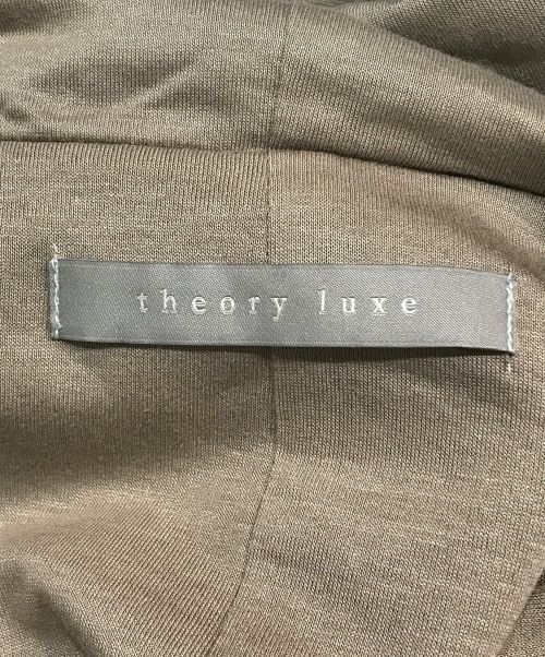 theory luxe（セオリーリュクス）theory luxe (セオリーリュクス) HOODED レザージャケット ベージュ サイズ:40の古着・服飾アイテム
