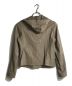 theory luxe (セオリーリュクス) HOODED レザージャケット ベージュ サイズ:40：12000円