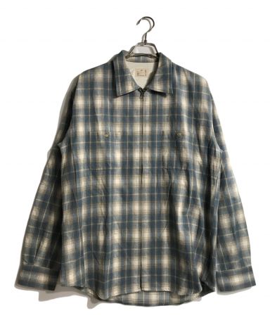 ち*ま様 PABLO VINCI Ombre check zip shirt M 中古・古着通販】PABLO VINCI (パブロビンチ) Ombre check zip shirt