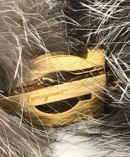 Salvatore Ferragamo（サルヴァトーレ フェラガモ）Salvatore Ferragamo (サルヴァトーレ フェラガモ) ガンチーニフォックスファーティペットの古着・服飾アイテム