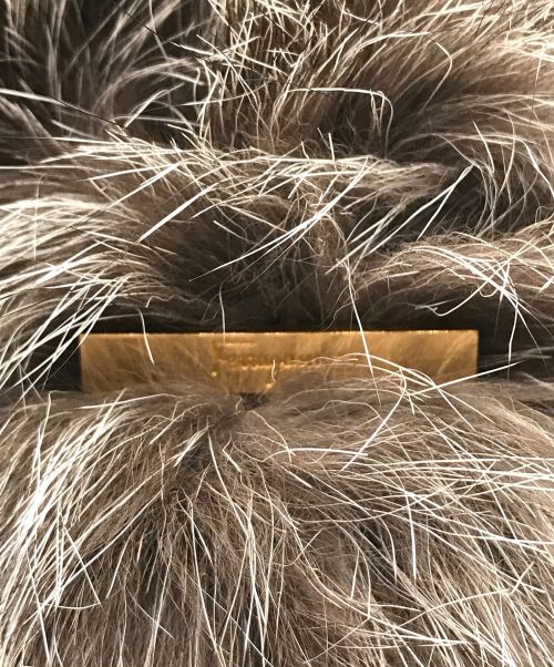 Salvatore Ferragamo（サルヴァトーレ フェラガモ）Salvatore Ferragamo (サルヴァトーレ フェラガモ) ガンチーニフォックスファーティペットの古着・服飾アイテム