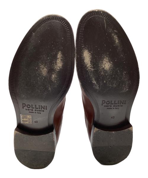 Pollini（ポリーニ）Pollini (ポリーニ) サイドゴアブーツ ブラウン サイズ:40の古着・服飾アイテム